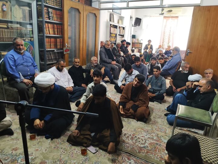 تصاویر/ آیین سوگواری شهادت حضرت فاطمه(س) در بیت مرحوم آیت‌الله مصطفوی‌ الحسینی کاشانی