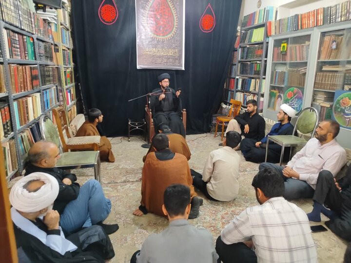 تصاویر/ آیین سوگواری شهادت حضرت فاطمه(س) در بیت مرحوم آیت‌الله مصطفوی‌ الحسینی کاشانی