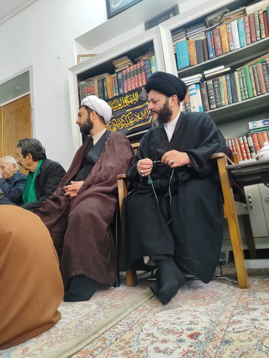 تصاویر/ آیین سوگواری شهادت حضرت فاطمه(س) در بیت مرحوم آیت‌الله مصطفوی‌ الحسینی کاشانی