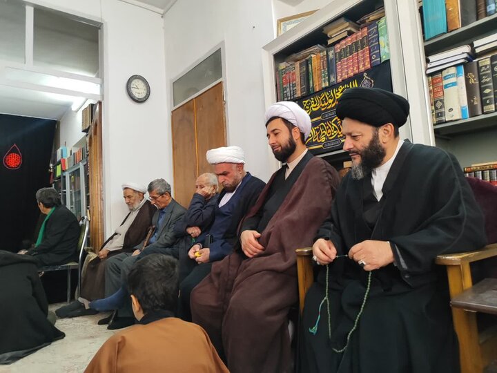 تصاویر/ آیین سوگواری شهادت حضرت فاطمه(س) در بیت مرحوم آیت‌الله مصطفوی‌ الحسینی کاشانی