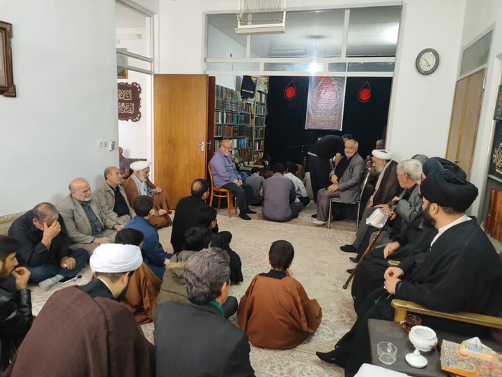 تصاویر/ آیین سوگواری شهادت حضرت فاطمه(س) در بیت مرحوم آیت‌الله مصطفوی‌ الحسینی کاشانی