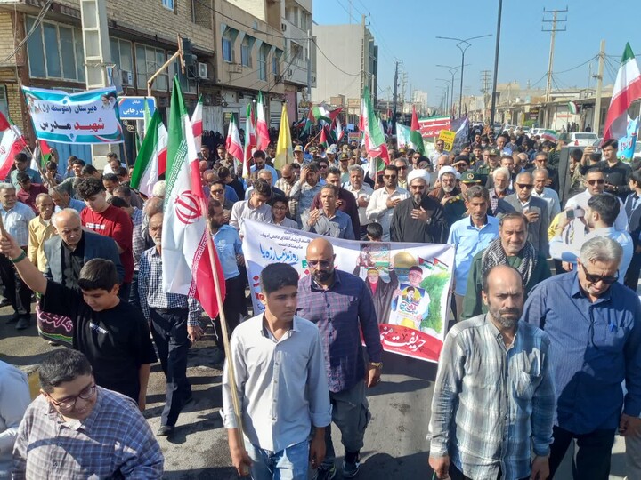 تصاویر/ راهپیمایی یوم‌الله ۱۳ آبان در دیلم