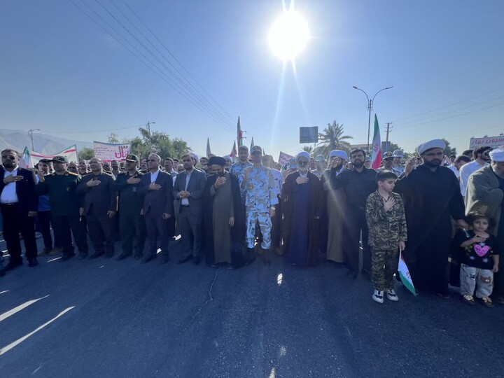 تصاویر/ راهپیمایی ۱۳ آبان در کنگان