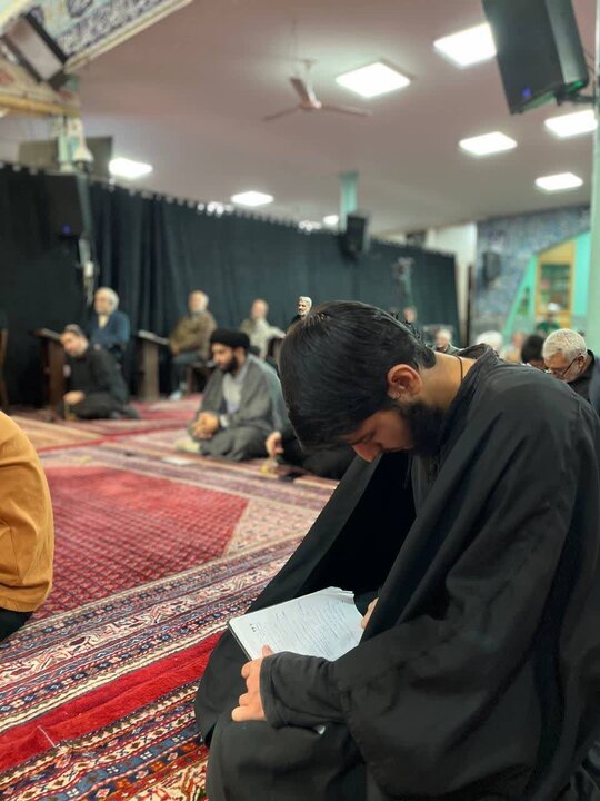 تصاویر/ عزاداری فاطمیه در مدرسه علمیه امیرالمومنین(ع)