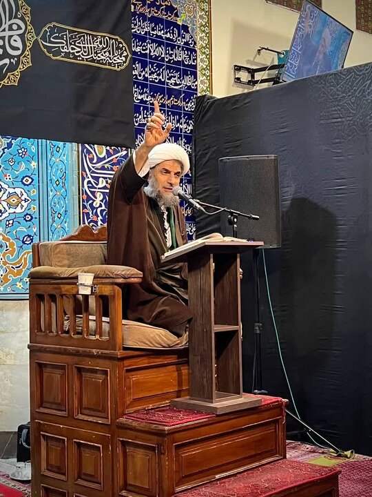 تصاویر/ عزاداری فاطمیه در مدرسه علمیه امیرالمومنین(ع)