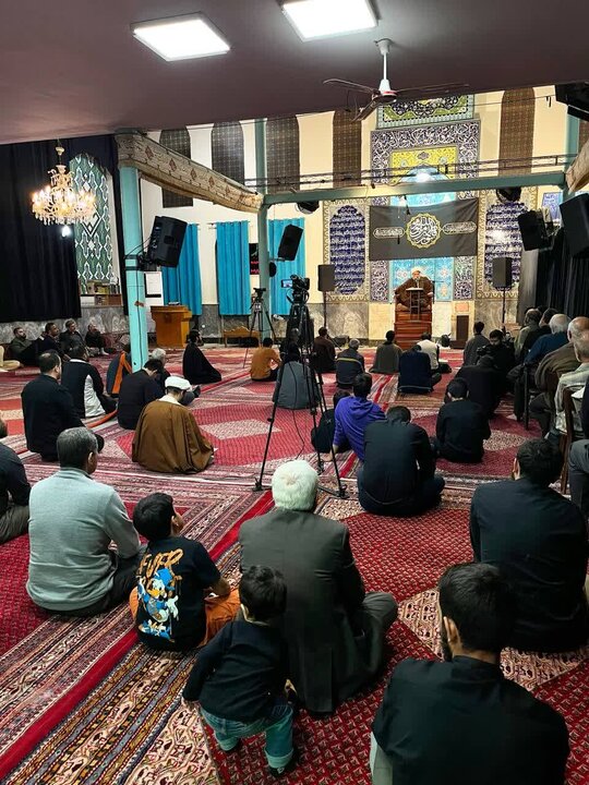 تصاویر/ عزاداری فاطمیه در مدرسه علمیه امیرالمومنین(ع)