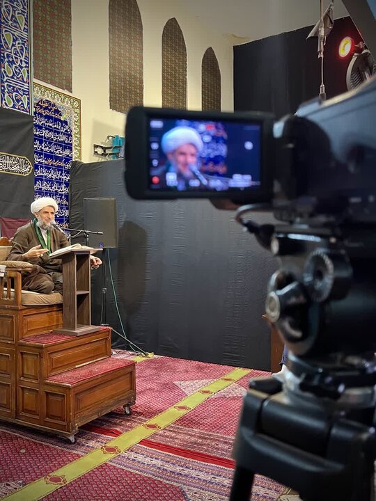 تصاویر/ عزاداری فاطمیه در مدرسه علمیه امیرالمومنین(ع)