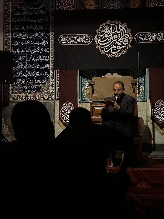 تصاویر/ عزاداری فاطمیه در مدرسه علمیه امیرالمومنین(ع)