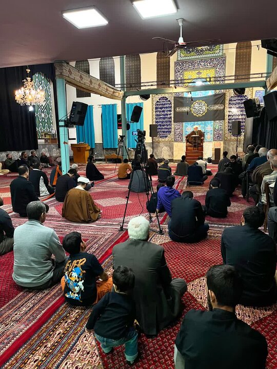 تصاویر/ عزاداری فاطمیه در مدرسه علمیه امیرالمومنین(ع)