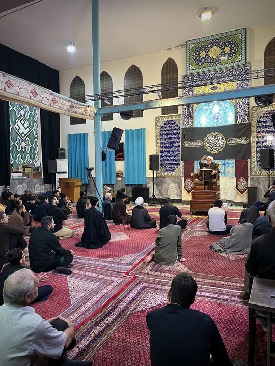 تصاویر/ عزاداری فاطمیه در مدرسه علمیه امیرالمومنین(ع)