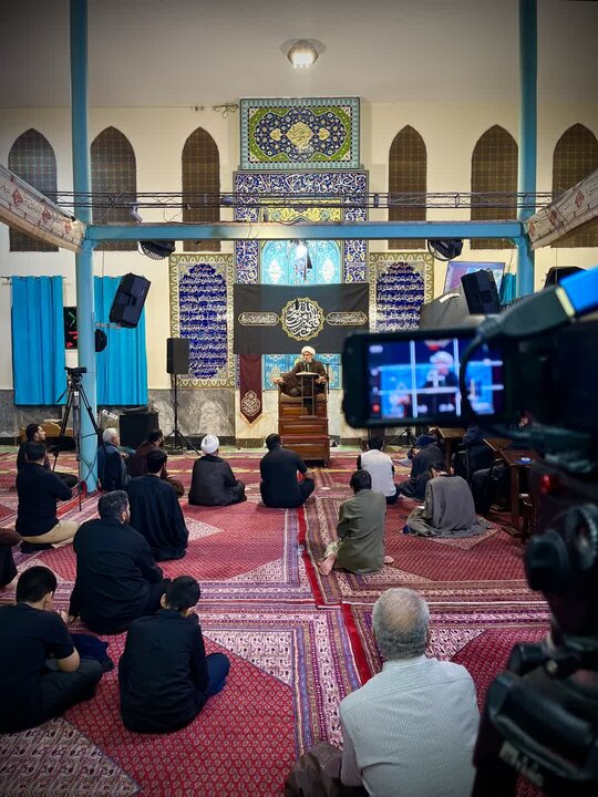 تصاویر/ عزاداری فاطمیه در مدرسه علمیه امیرالمومنین(ع)