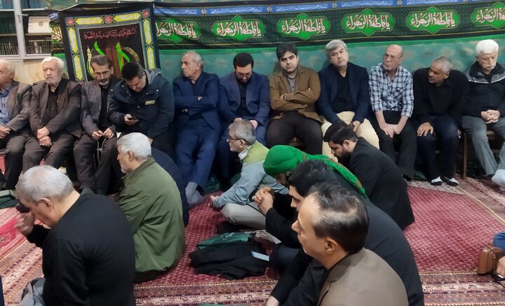 تصاویر/ سوگواری شهادت حضرت زهرا(س) در مسجد صاحب الزمان(عج)