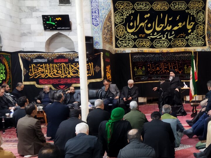 تصاویر/ سوگواری شهادت حضرت زهرا(س) در مسجد صاحب الزمان(عج)