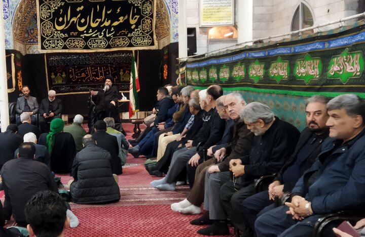 تصاویر/ سوگواری شهادت حضرت زهرا(س) در مسجد صاحب الزمان(عج)