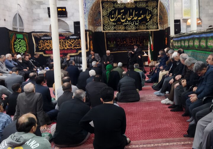 تصاویر/ سوگواری شهادت حضرت زهرا(س) در مسجد صاحب الزمان(عج)