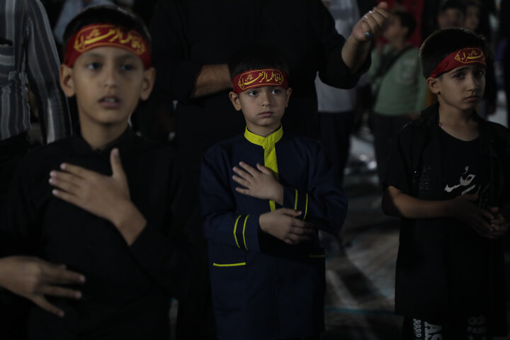 مراسم شب شهادت حضرت فاطمه زهرا(س)در امامزاده علی بن جعفر(ع)قم