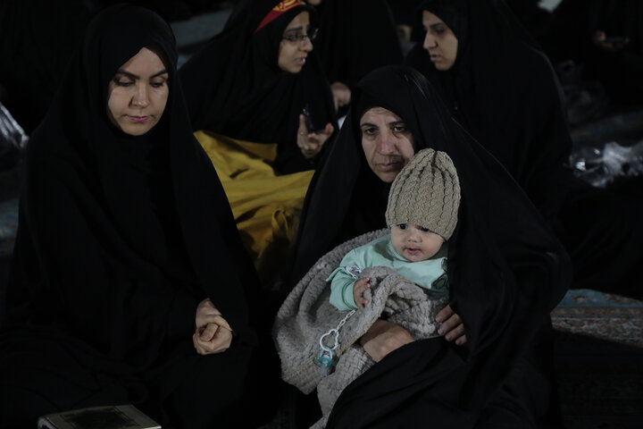 مراسم شب شهادت حضرت فاطمه زهرا(س)در امامزاده علی بن جعفر(ع)قم