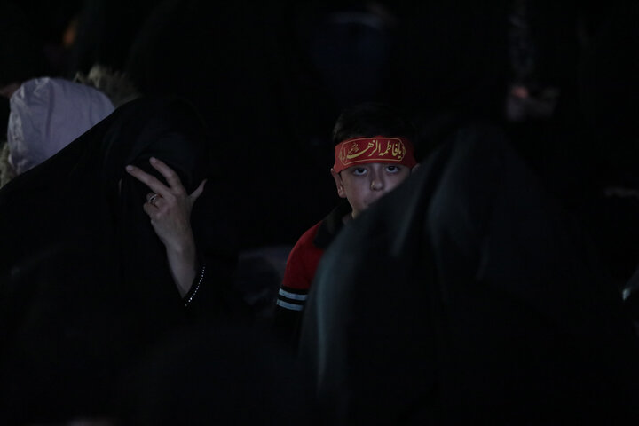 مراسم شب شهادت حضرت فاطمه زهرا(س)در امامزاده علی بن جعفر(ع)قم