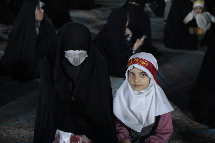 مراسم شب شهادت حضرت فاطمه زهرا(س)در امامزاده علی بن جعفر(ع)قم