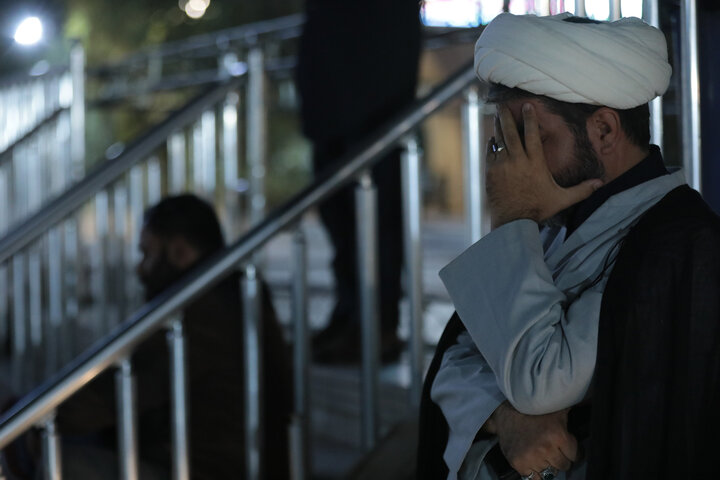 مراسم شب شهادت حضرت فاطمه زهرا(س)در امامزاده علی بن جعفر(ع)قم