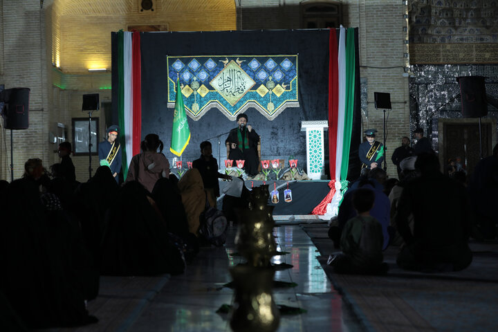 مراسم شب شهادت حضرت فاطمه زهرا(س)در امامزاده علی بن جعفر(ع)قم