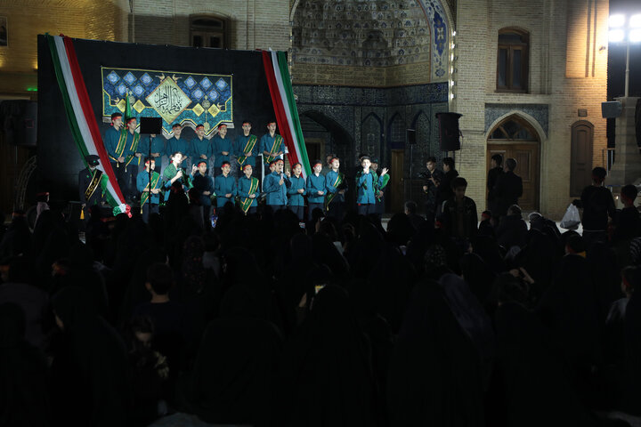 مراسم شب شهادت حضرت فاطمه زهرا(س)در امامزاده علی بن جعفر(ع)قم