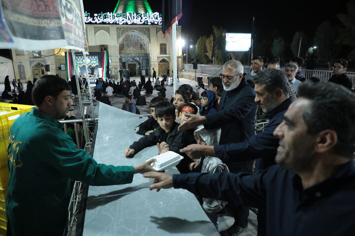 مراسم شب شهادت حضرت فاطمه زهرا(س)در امامزاده علی بن جعفر(ع)قم