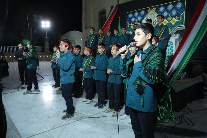 مراسم شب شهادت حضرت فاطمه زهرا(س)در امامزاده علی بن جعفر(ع)قم