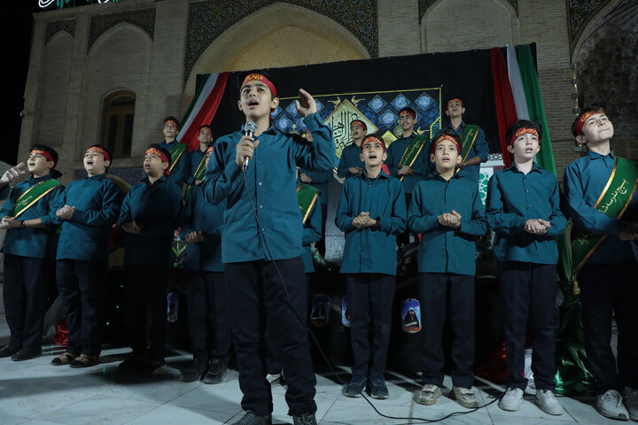 مراسم شب شهادت حضرت فاطمه زهرا(س)در امامزاده علی بن جعفر(ع)قم