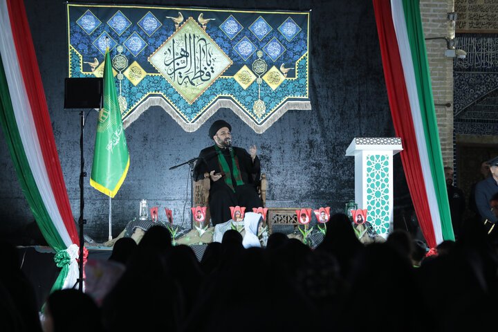 مراسم شب شهادت حضرت فاطمه زهرا(س)در امامزاده علی بن جعفر(ع)قم