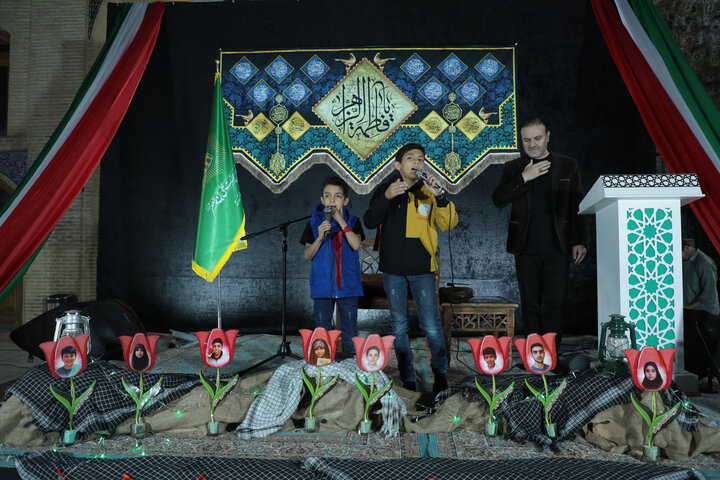 مراسم شب شهادت حضرت فاطمه زهرا(س)در امامزاده علی بن جعفر(ع)قم