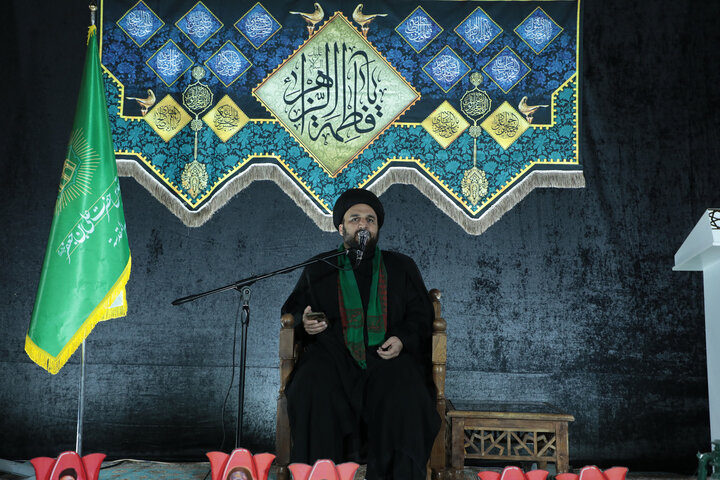 مراسم شب شهادت حضرت فاطمه زهرا(س)در امامزاده علی بن جعفر(ع)قم