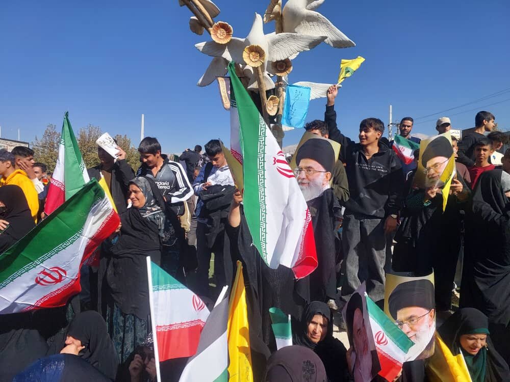 خروش دوباره یاسوج در روز ملی مبارزه با استکبار جهانی + فیلم و عکس