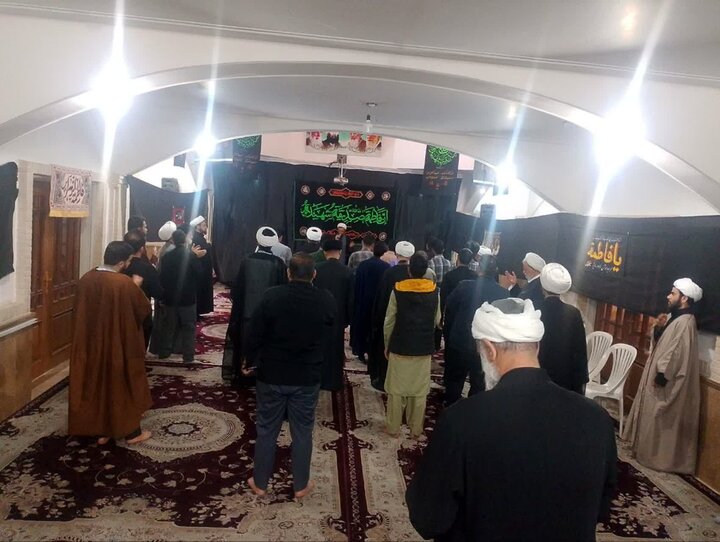 تصاویر/ مراسم شهادت حضرت زهرا(س) در مدرسه علمیه آیت‌الله یثربی(ره) کاشان