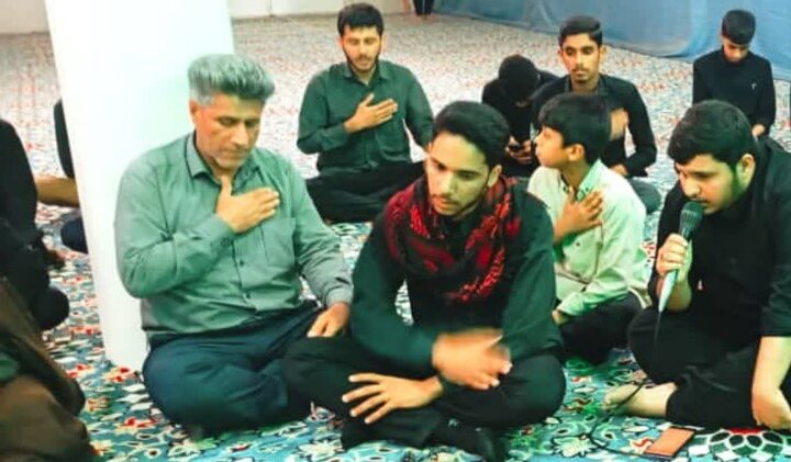 تصاویر/ مراسم عزاداری شهادت حضرت فاطمه زهرا (س) در شهر سندرک