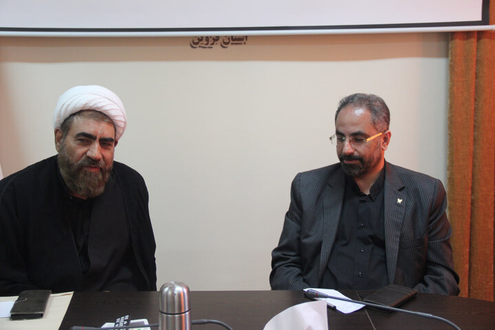 تصاویر / نشست مشترک مسئولین حوزه علمیه استان قزوین و نها دانشگاه آزاد اسلامی واحد قزوین