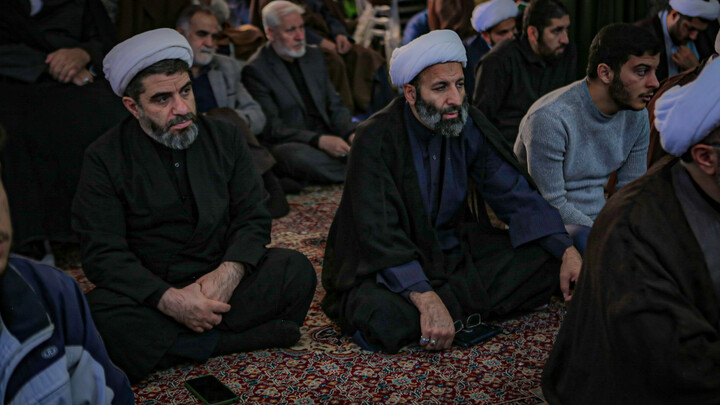 تصاویر/روز اول مراسم سوگواری ایام شهادت حضرت زهرا (س) در مسجد مدرسه آیت‌الله آخوند