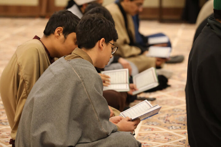 تصاویر/ مراسم زیارت جامعه کبیره طلاب کاظمیه