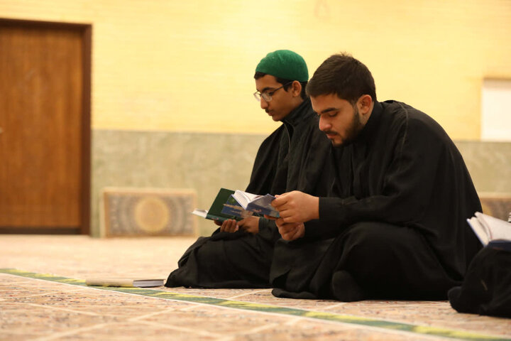 تصاویر/ مراسم زیارت جامعه کبیره طلاب کاظمیه