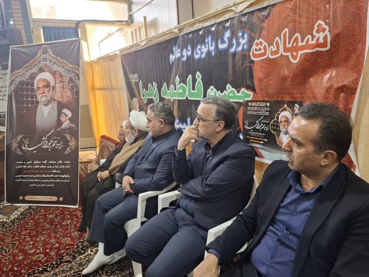 تصاویر/عزاداری سالروز شهادت حضرت فاطمه زهرا(س) ازطرف نماینده ولی فقیه درکاشان