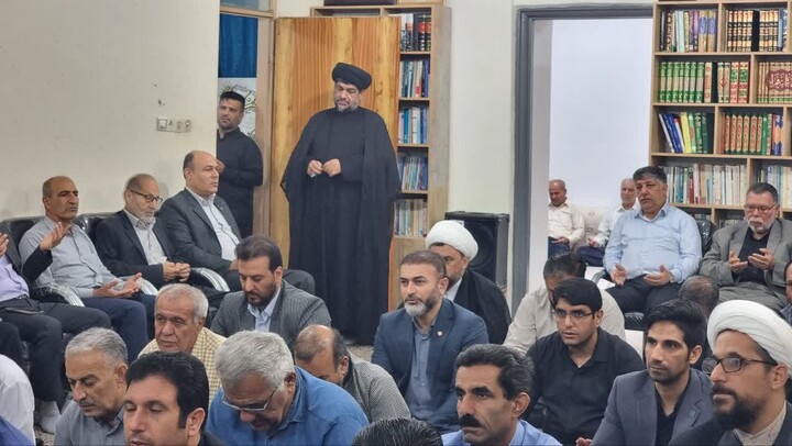 تصاویر/ مراسم سوگواری شهادت حضرت فاطمه زهرا (س) در گناوه