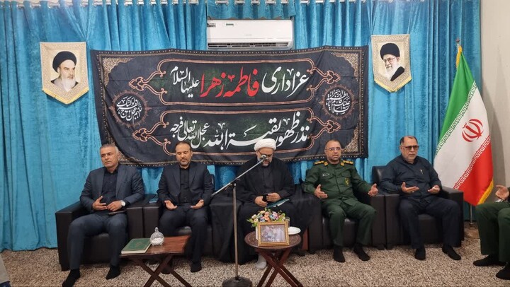 تصاویر/ مراسم سوگواری شهادت حضرت فاطمه زهرا (س) در گناوه