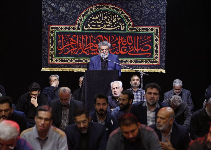 تصاویر/ مراسم سوگواری شهادت حضرت زهرا(س) در حسینیه آیت الله حقشناس