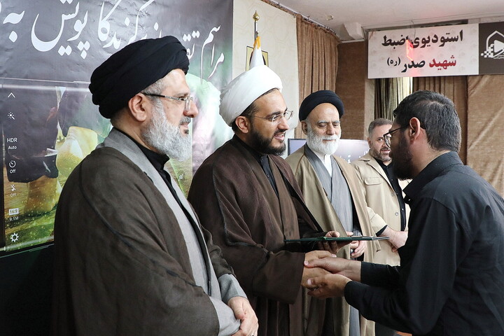 تصاویر/ مراسم قدیر از آثار برتر پویش به وقت اربعین