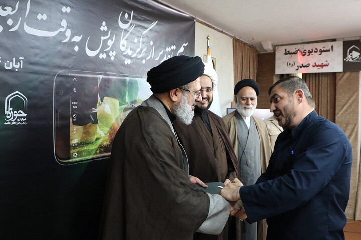 تصاویر/ مراسم قدیر از آثار برتر پویش به وقت اربعین