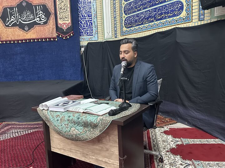 تصاویر/ محفل انس با قرآن و سوگواری فاطمی در مسجد ولیعصر(عج)