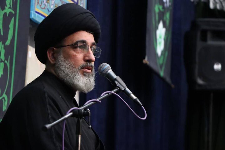 تصاویر/ مراسم عزاداری شهادت حضرت زهرا(س) در حوزه علمیه آیت‌الله مجتهدی