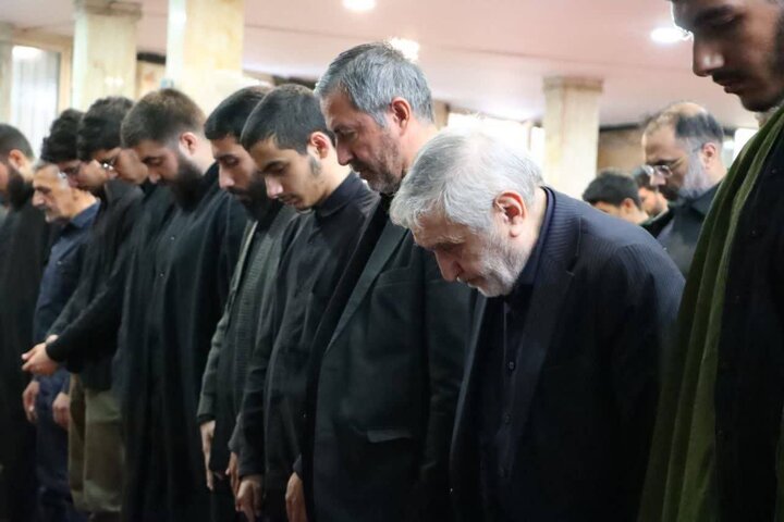 تصاویر/ مراسم عزاداری شهادت حضرت زهرا(س) در حوزه علمیه آیت‌الله مجتهدی