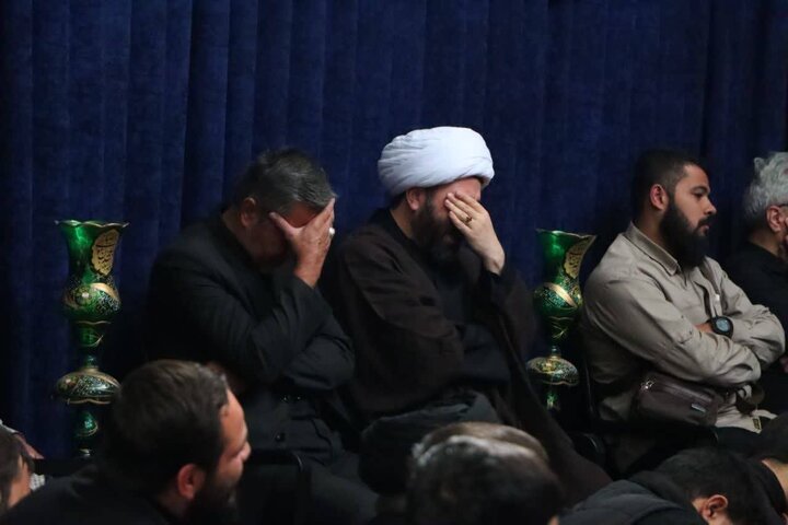 تصاویر/ مراسم عزاداری شهادت حضرت زهرا(س) در حوزه علمیه آیت‌الله مجتهدی