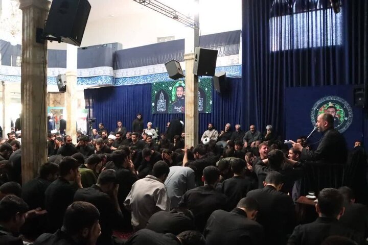 تصاویر/ مراسم عزاداری شهادت حضرت زهرا(س) در حوزه علمیه آیت‌الله مجتهدی